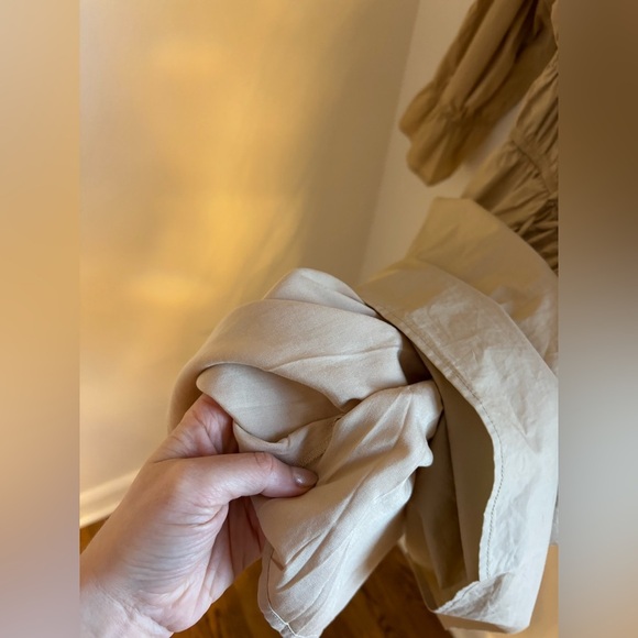 Greylin Ballon Sleeve Poplin Mini Dress NWT - Picture 7 of 9